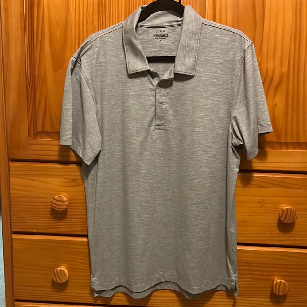 Like new J crew, golf shirt, large